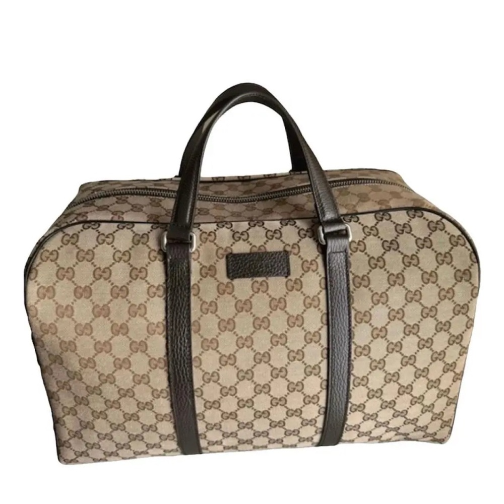 Gucci Monogram Canvas Duffle Bag